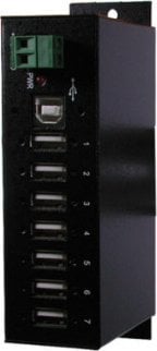 Exsys EXSYS EX-1177HMVS 7 portowy HUB USB 2.0 z ochroną przeciwprzepięciową 350W w metalowej obudowie