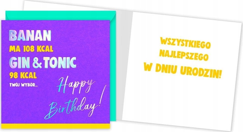 KUKARTKA KARNET QR KW URODZINY QR-001