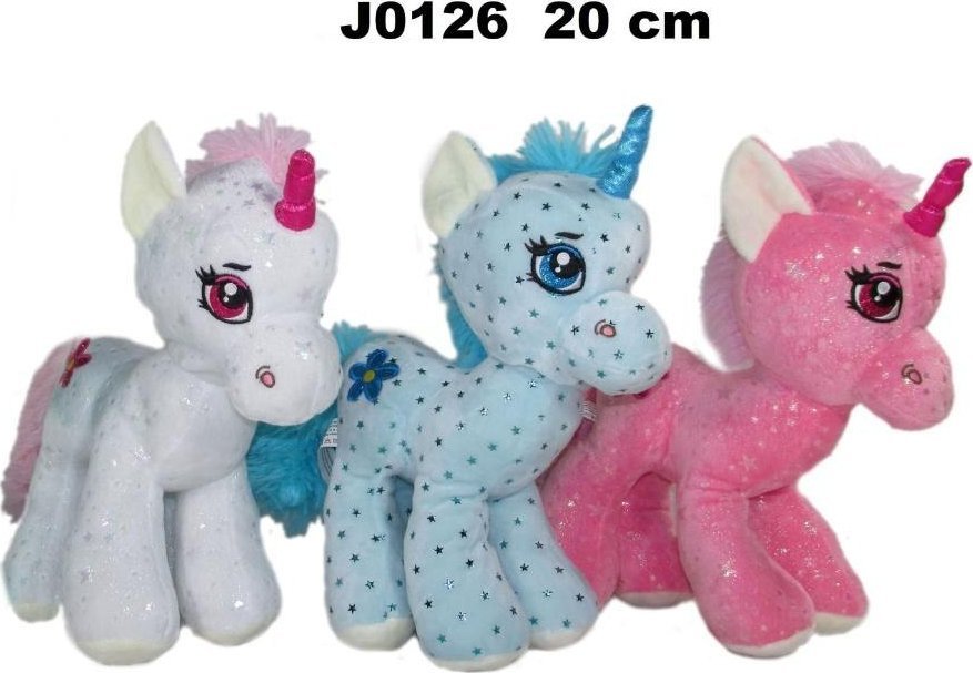 Sunday Maskotka Jednorożec 3 kolory 20cm 156914 mix cena za 1 szt