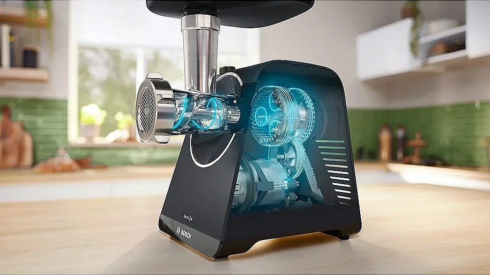 Maszynka do mielenia mięsa Bosch Food Mincer | MFWS430B | Black | Number of speeds 2 | Throughput (kg/min) 2.5