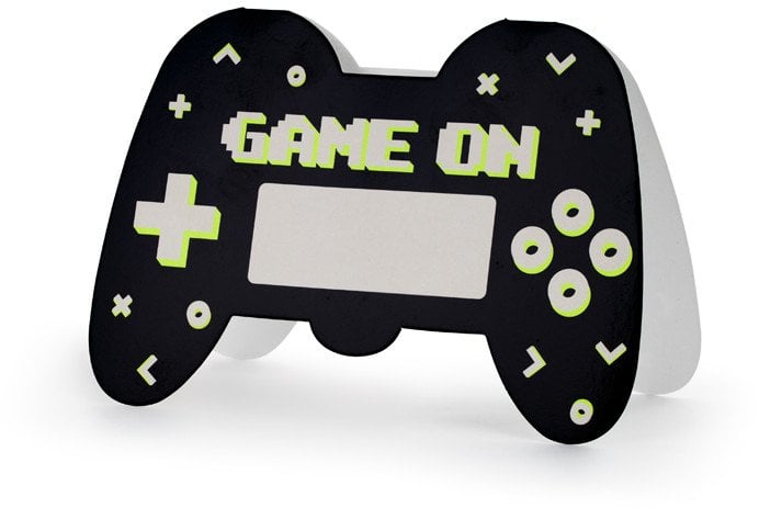 PartyDeco ZPP4, Kids party, Black, White, Yellow, 6 pc(s), 160 mm, 115 mm, 175 mm