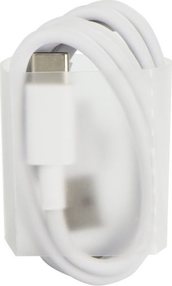 Kabel USB Partner Tele.com USB-A - USB-C 1 m Biały (5901737862037)