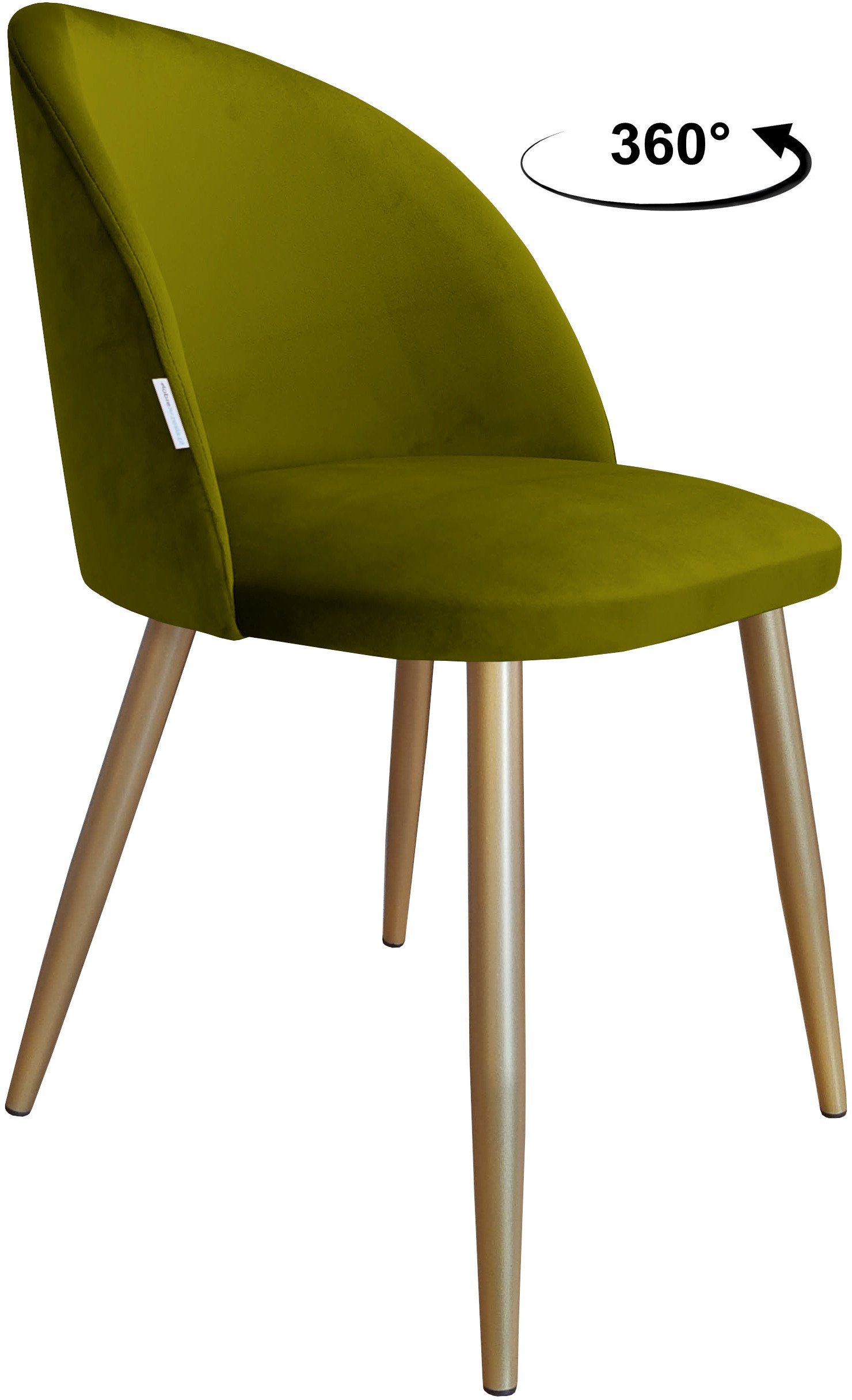 Krzesło obrotowe Colin podstawa złota BL75