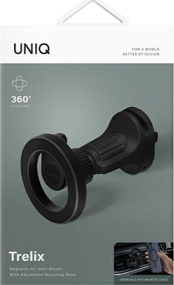Uniq Uchwyt samochodowy magnetyczny do kratki nawiewu UNIQ Trelix Air Vent Mount czarny/midnight black