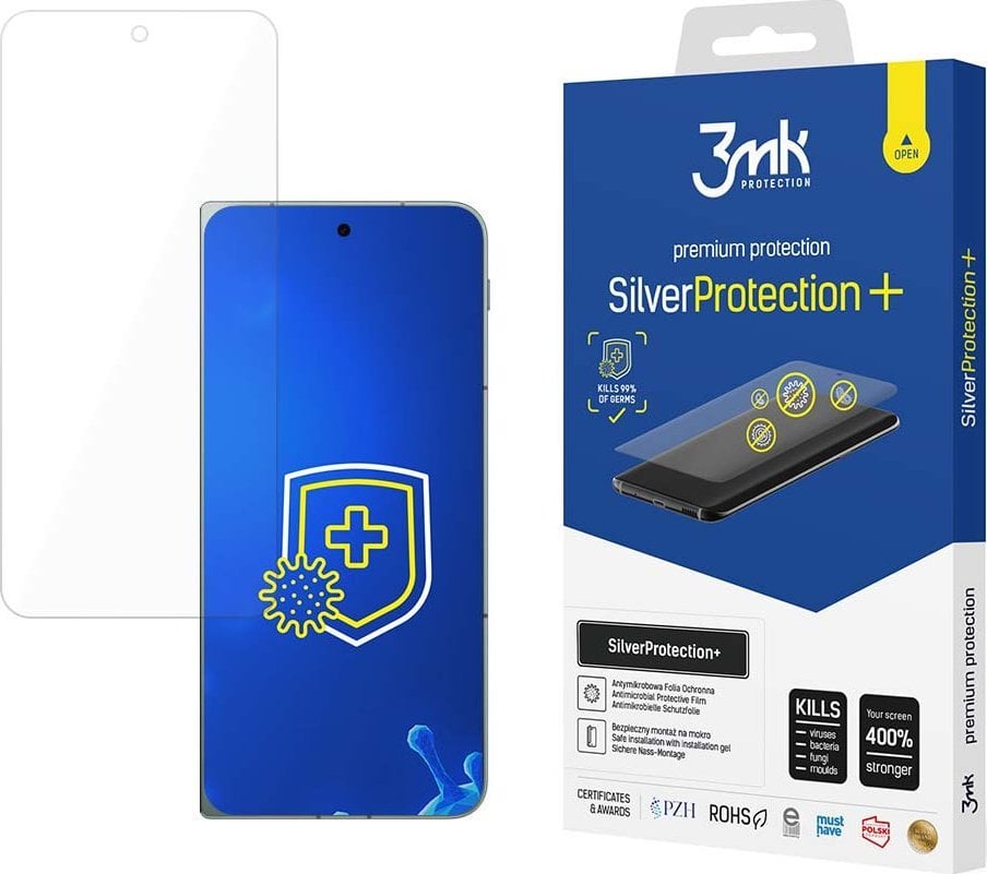 Folia antymikrobowa 3MK SilverProtect+ montowana na mokro do OnePlus Open (Front)