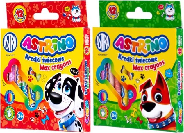 Astra TARGI Kredki świecowe Astrino 12 kolorów 8mm Astra TARGI