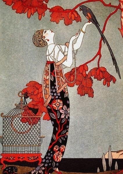 Madame Treacle Karnet B6 z kopertą Czerwone drzewo