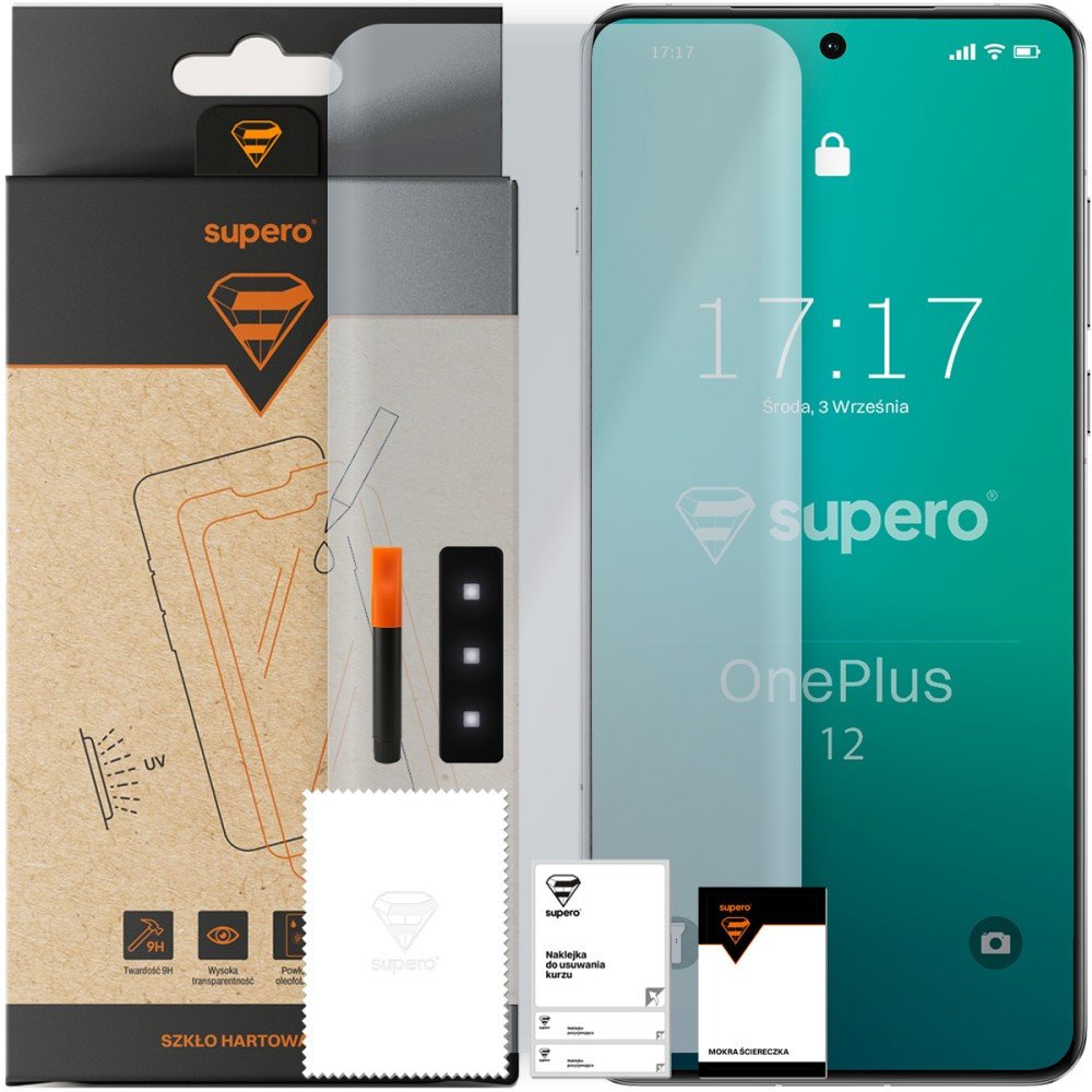 Szkło hartowane UV Supero do OnePlus 12