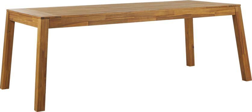 Shumee Stół ogrodowy akacjowy jasne drewno LIVORNO