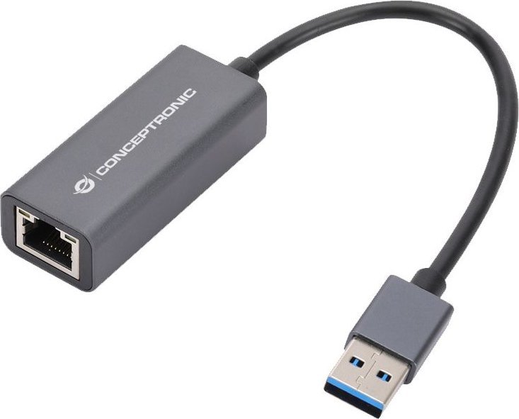 Karta sieciowa Conceptronic CONCEPTRONIC Adapter USB3.0-> RJ45 10/100/1000 0.15m