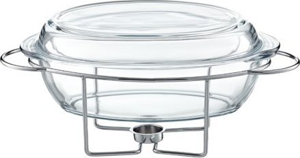 Ambition Naczynie żaroodporne owalne z podgrzewaczem 4,5 l