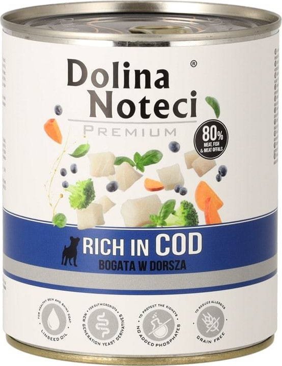 Dolina Noteci Premium z dorszem 800g