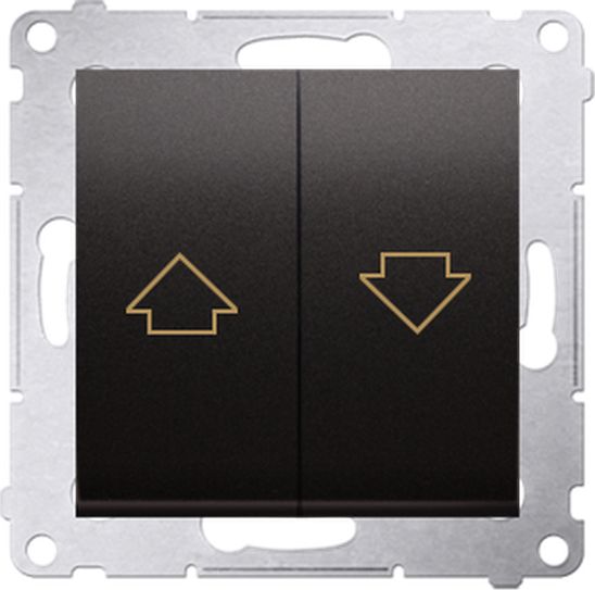 Kontakt-Simon Simon 54 Przycisk żaluzjowy 16AX 250V antracyt DZP1A.01/48