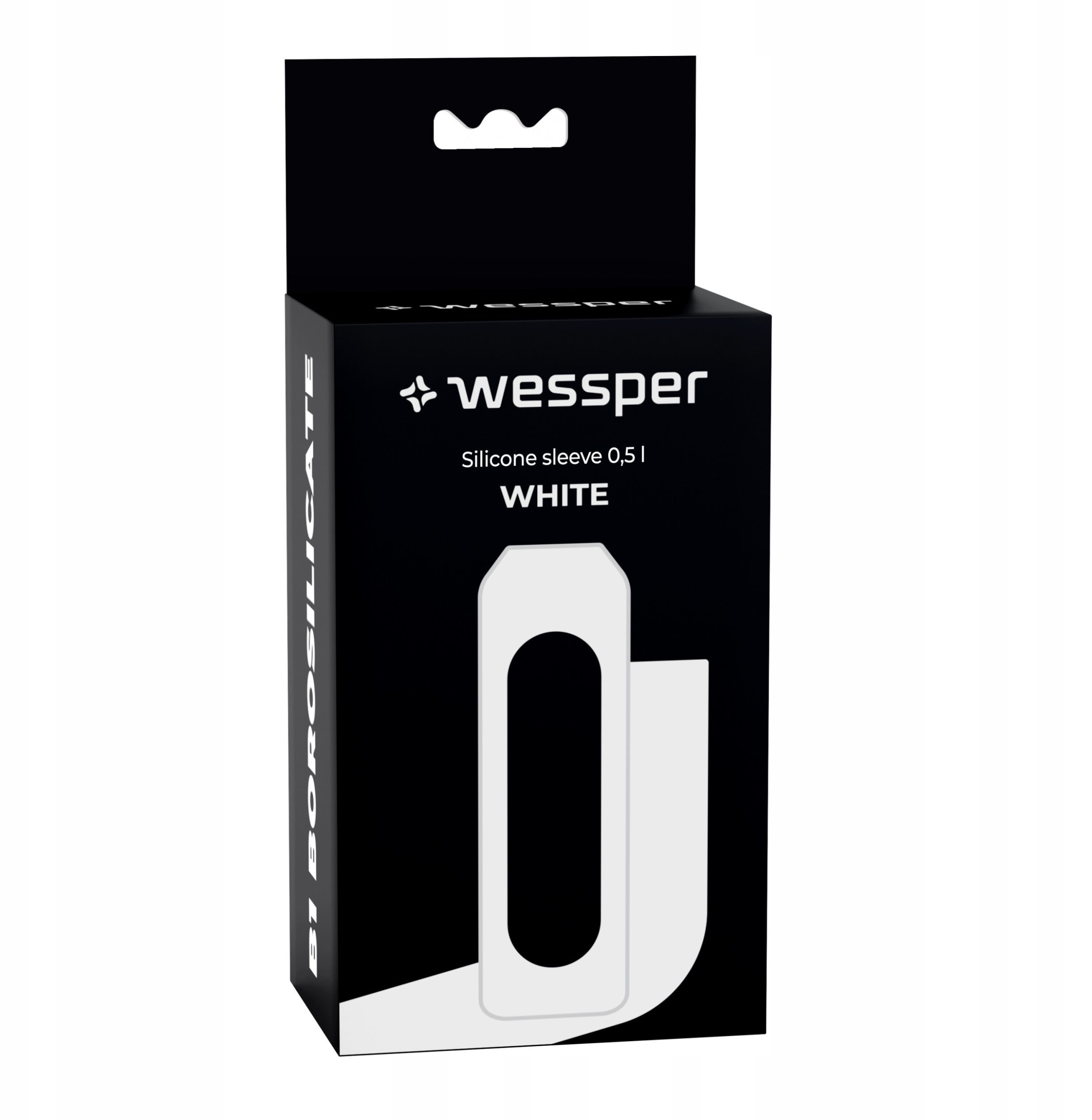 Silikonowa nakładka dla WE260 500ml Wessper B1 Borosilicate White (SS-WH-WES260-500-NEW)