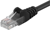 MicroConnect Patchcord U/UTP CAT5e, 25m, czarny (UTP525S)