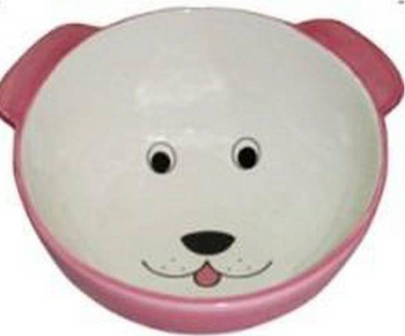 Yarro International YARRO MISKA CER DLA PSA "PIES" RÓŻ 16 x 14,5 x 4 CM