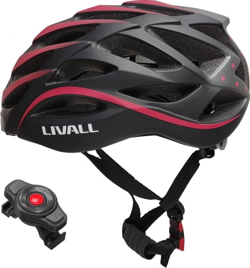 Livall Smart Kask Szosowy BH62 Neo Bluetooth/LED/SOS 55-61cm