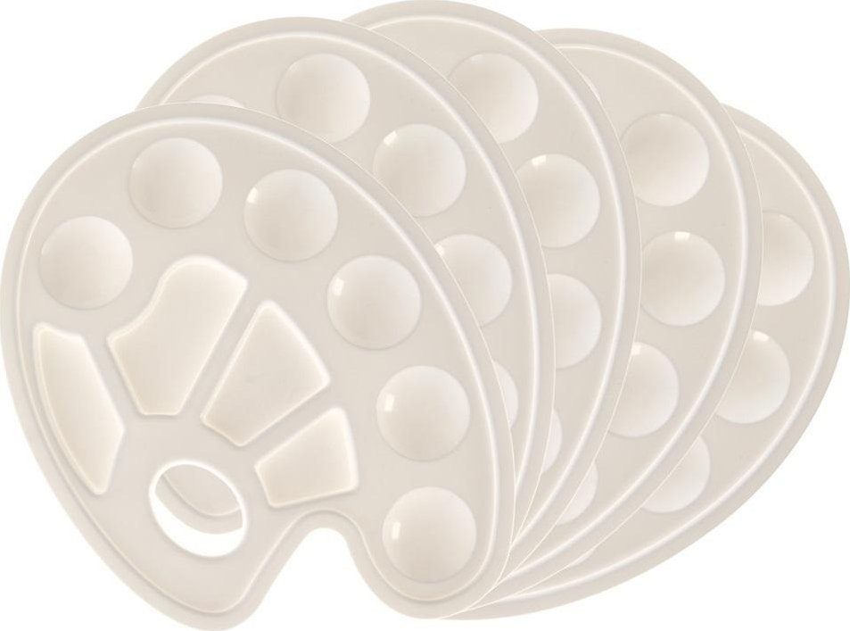 Paletki malarskie 5szt białe STRIGO