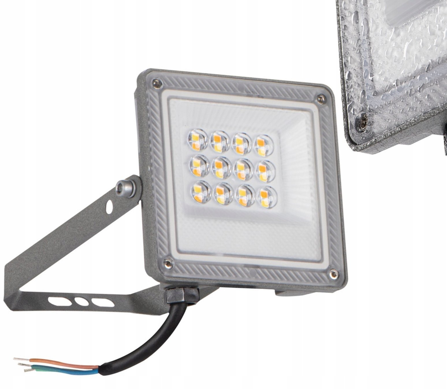 Projektor ACETE 10W CCT GR 860lm(WW)/1080lm(NW)/970lm(CW) 3000K/4000K/6500K IP65 szary 38490