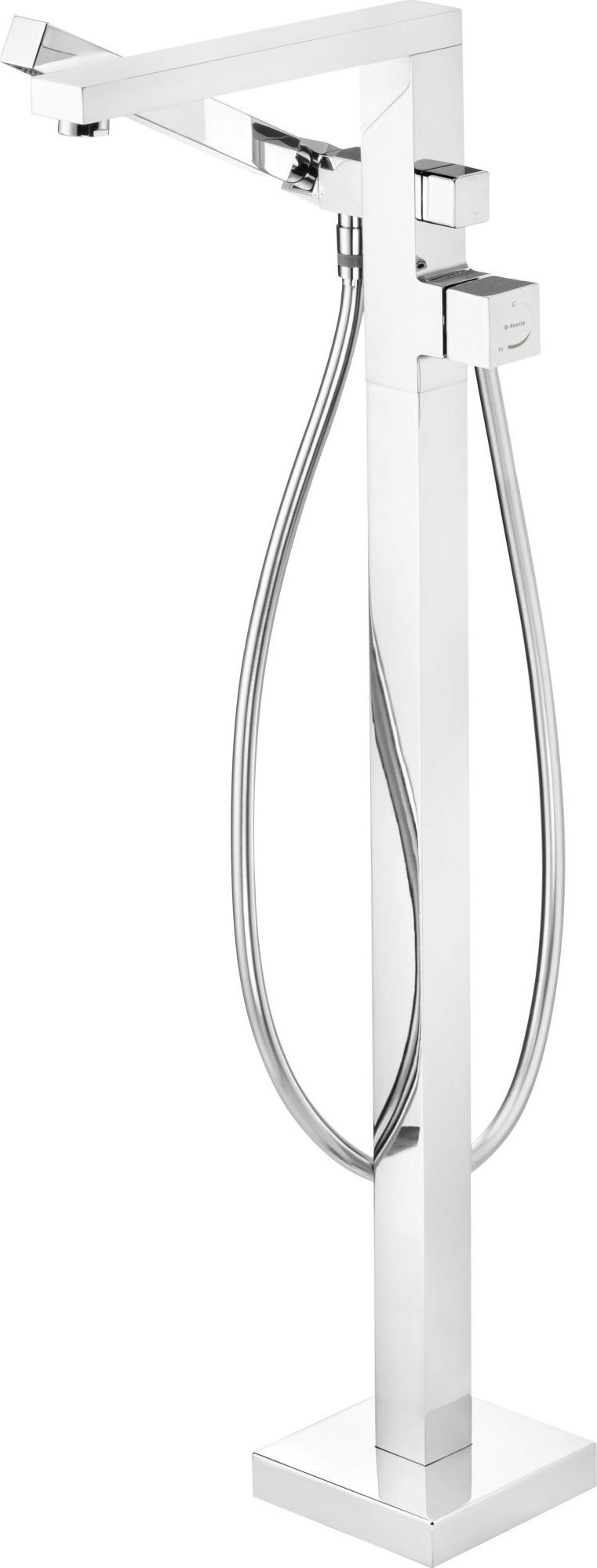 Deante Bateria wannowa wolnostojąca z zestawem prysznicowym