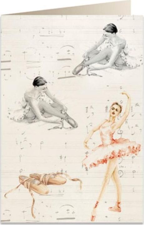 Tassotti Karnet B6 + koperta 5653 Baletnica