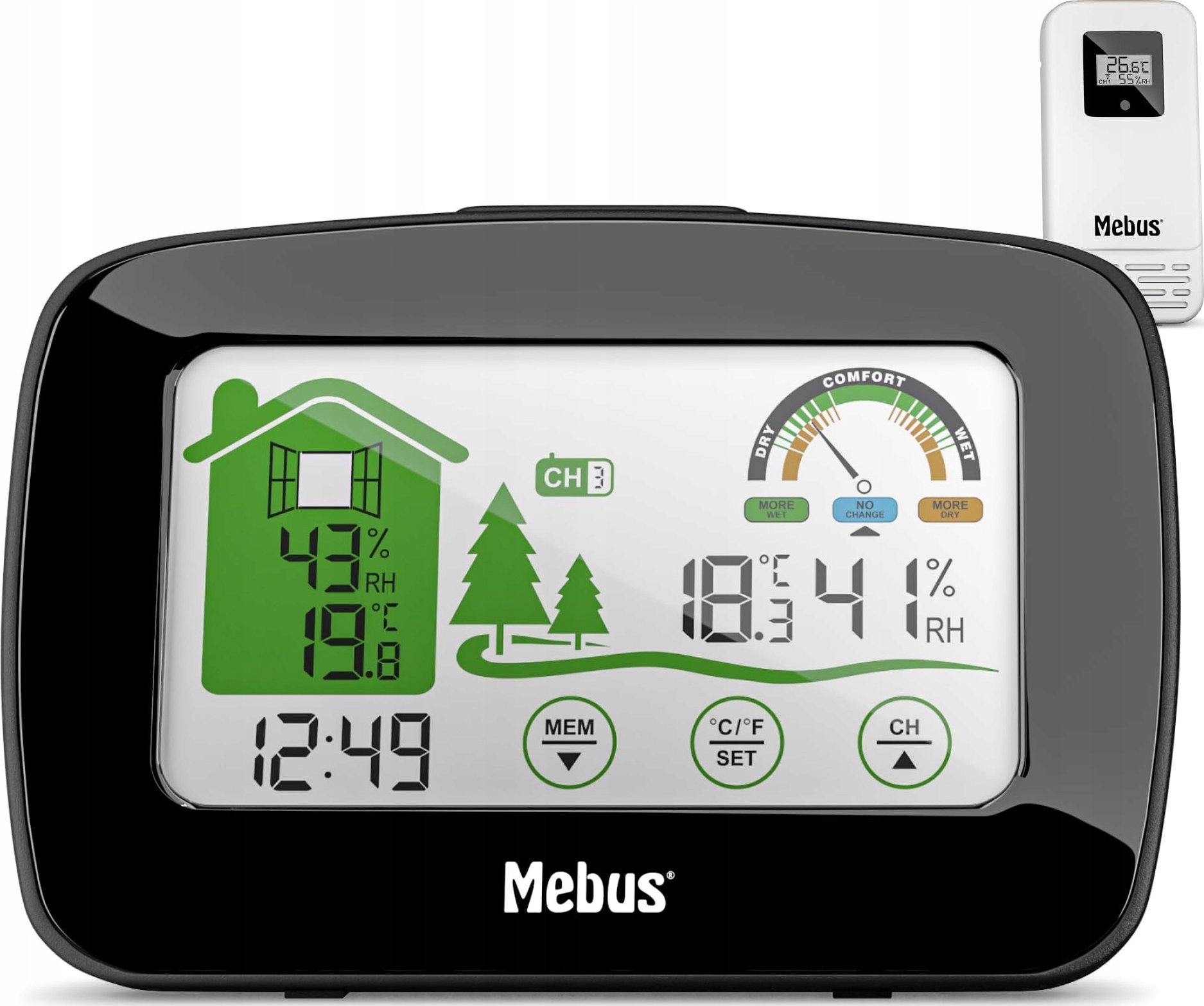 Stacja pogodowa Mebus Mebus 40902 Wireless Weather Station