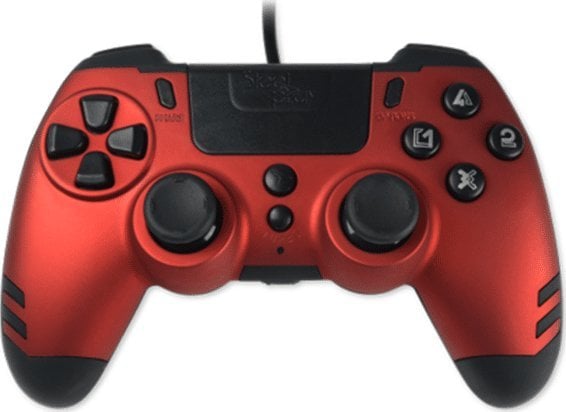 Pad SteelPlay Slim Pack Wired Controller Ruby Red Multi