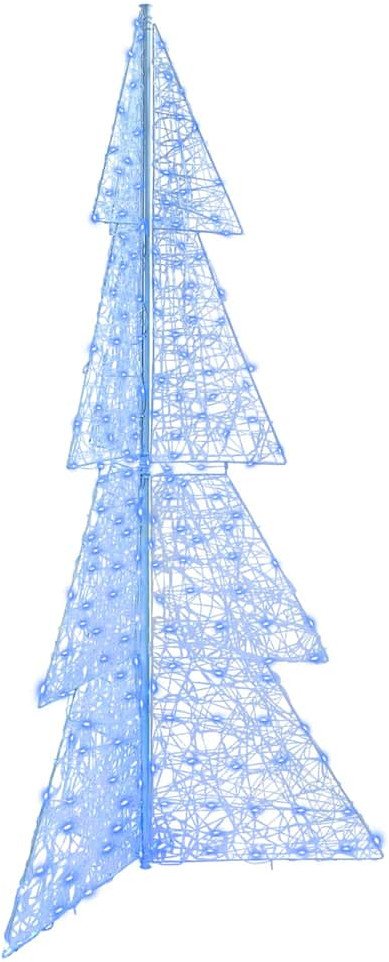 vidaXL Choinka z 240 diodami LED Niebieski 180 cm Akryl