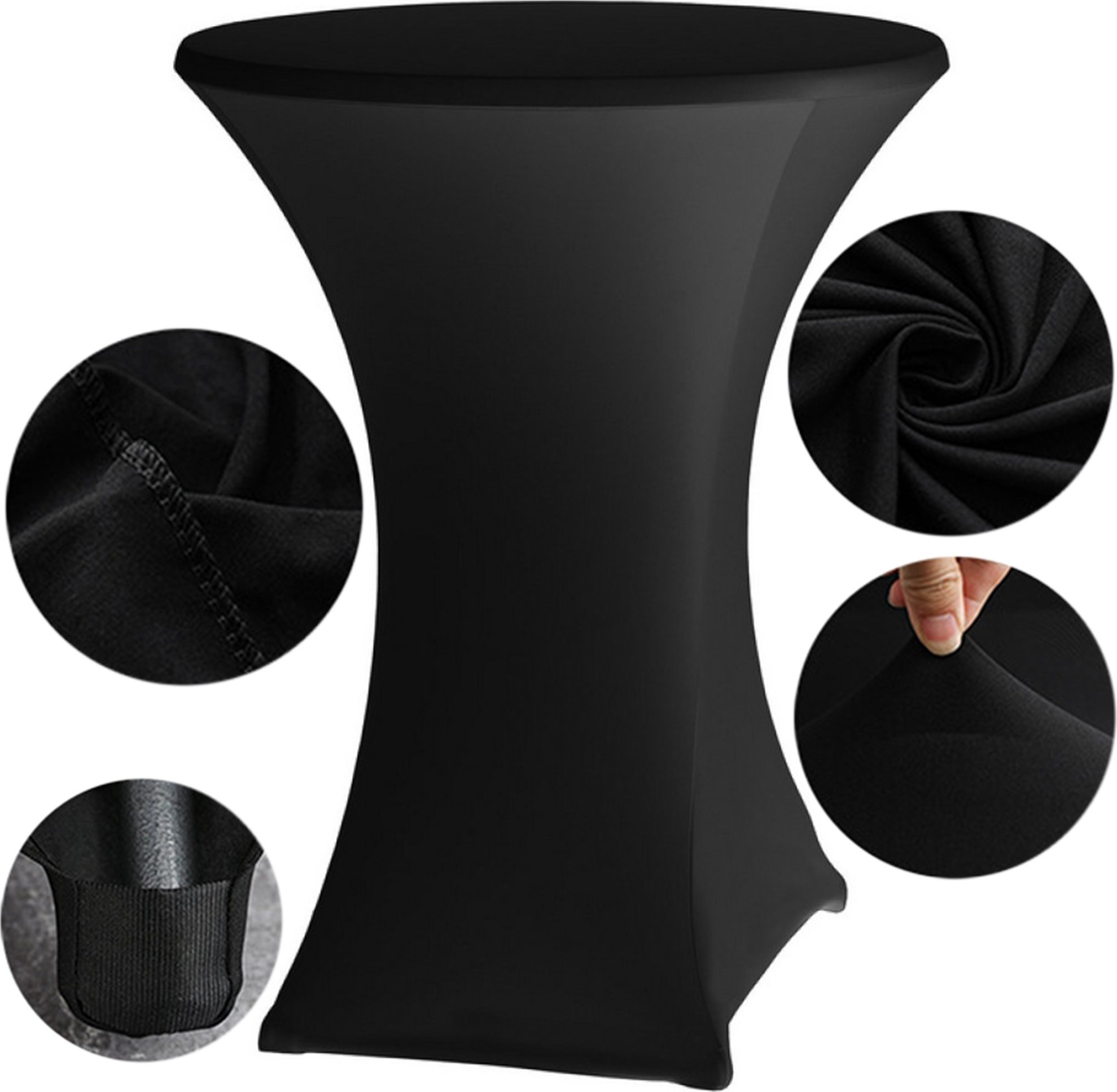 Pokrowiec na stół Heckermann 80x110cm Czarny