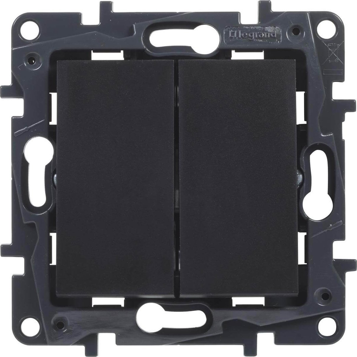 Legrand Łącznik schodowy Legrand Niloe Step 863508 podwójny czarny