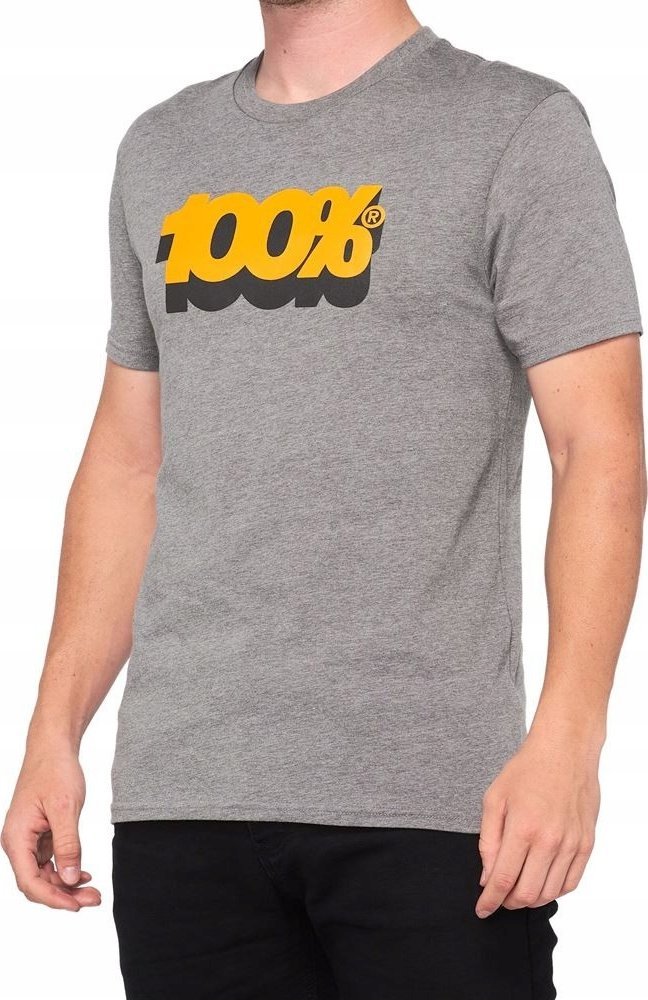 100% T-shirt 100% VOLTA krótki rekaw Grey roz. XL (NEW)