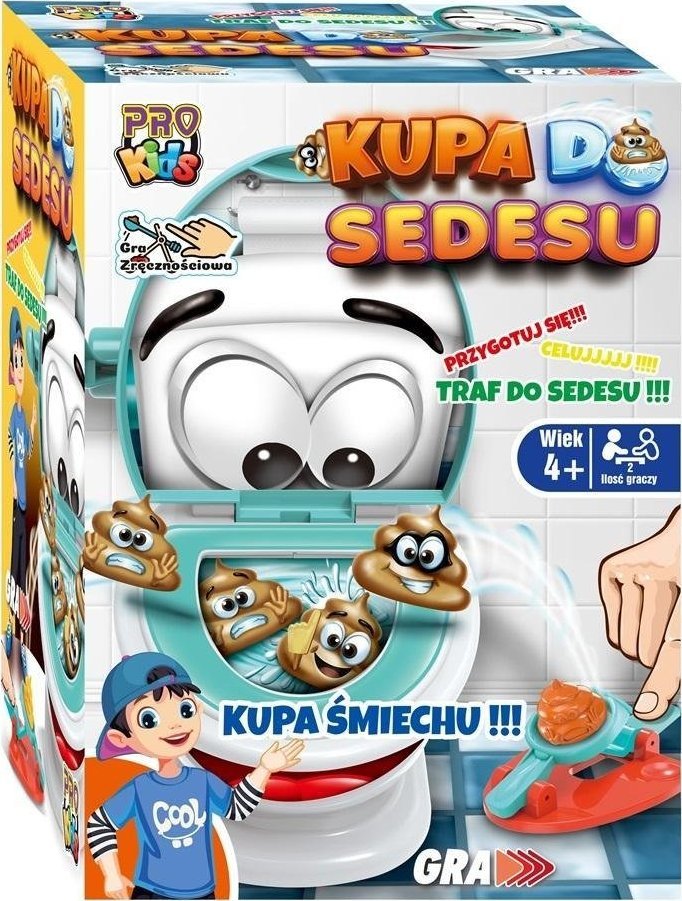 Pro Kids Gra zręcznościowa Kupa do sedesu