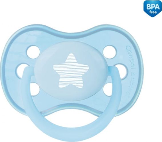 Canpol Smoczek 6-18 m okrągły Pastelove niebieski 22/423 Canpol babies