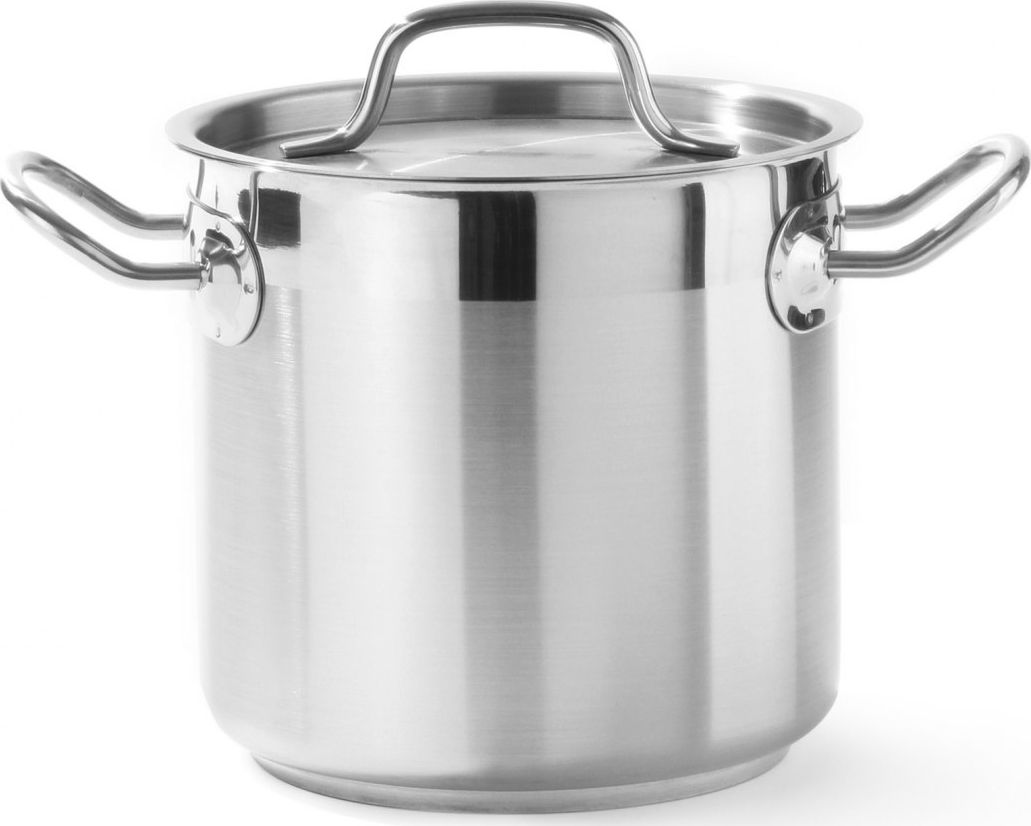 Hendi Garnek wysoki Profi Line z pokrywką dno Sandwich 10l śr. 240x220 h (832400)