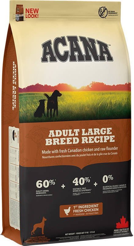 Acana ACANA Adult Large Breed 17kg + niespodzianka dla psa GRATIS!