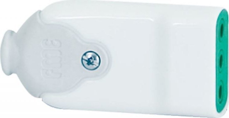 F-Elektro Gniazdo płaskie białe