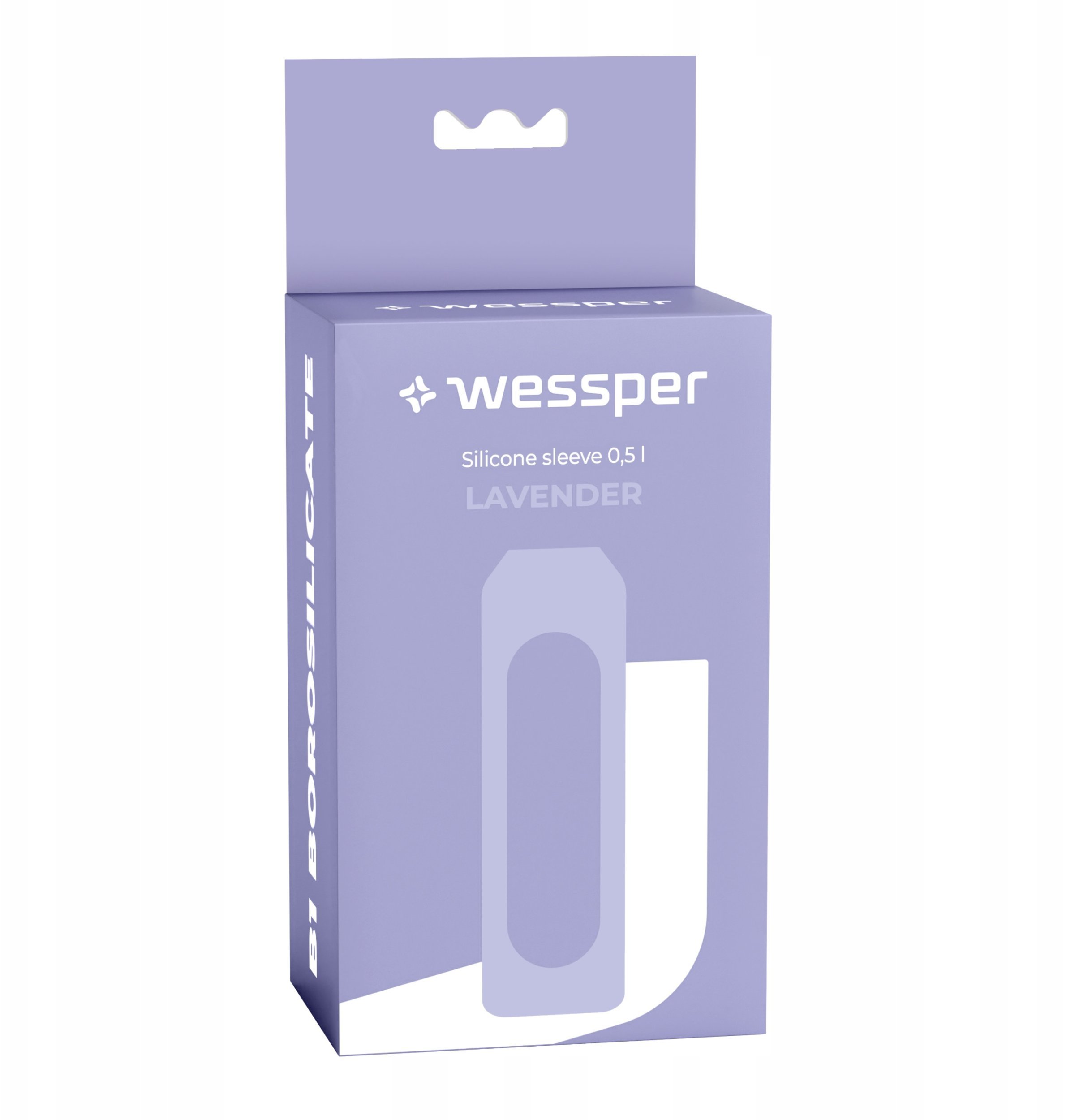 Silikonowa nakładka dla WE260 500ml Wessper B1 Borosilicate Lavender (SS-VI-WES260-500-NEW)