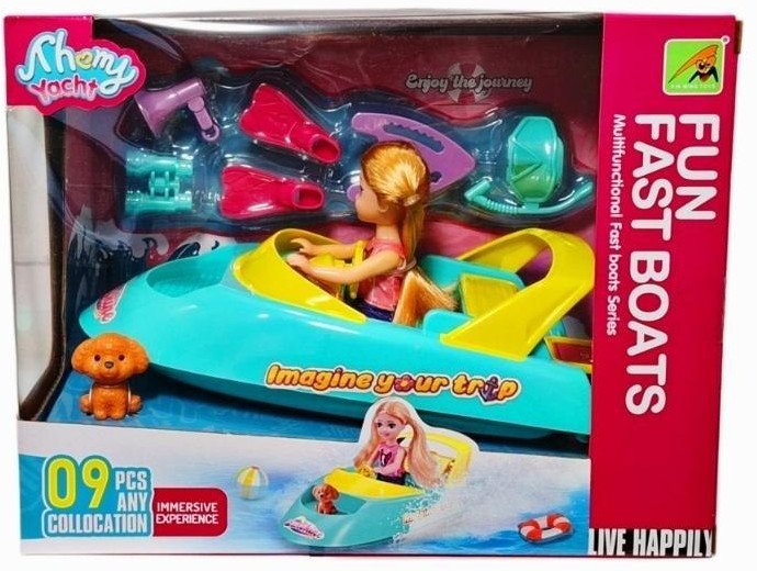 Motorówka dla lalki