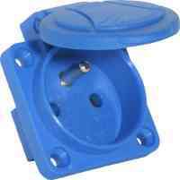 Elektromet Gniazdo natablicowe niebieskie 16A 230V 2P+Z IP54 GN-16A (921815)