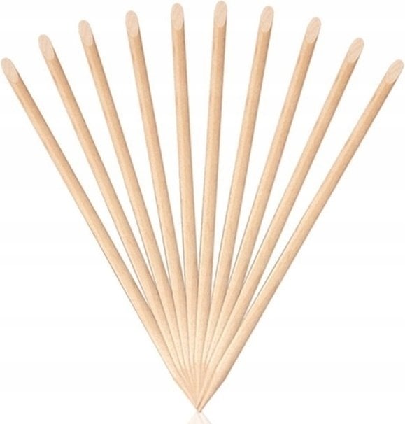 Activeshop Drewniany patyczek do skórek 11.5cm 10szt
