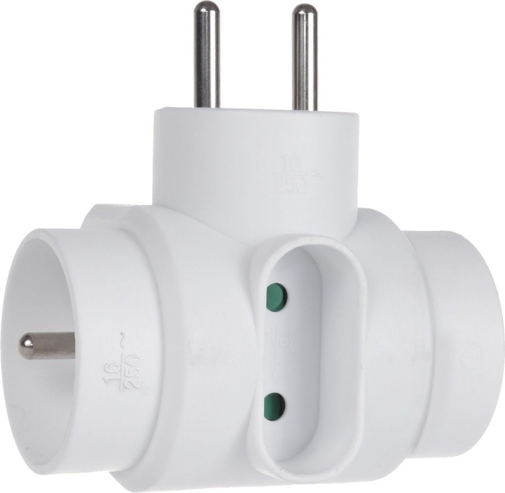 Maclean Gniazdko prądowe x3 typ mix (MCE213)