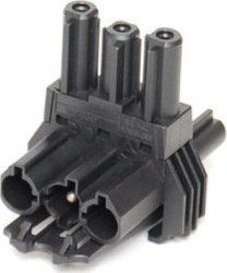 Bachmann Blok dystrybucyjny BACHMANN WIELAND GST18 1xIn/2xOut, z opcją montażu, czarny