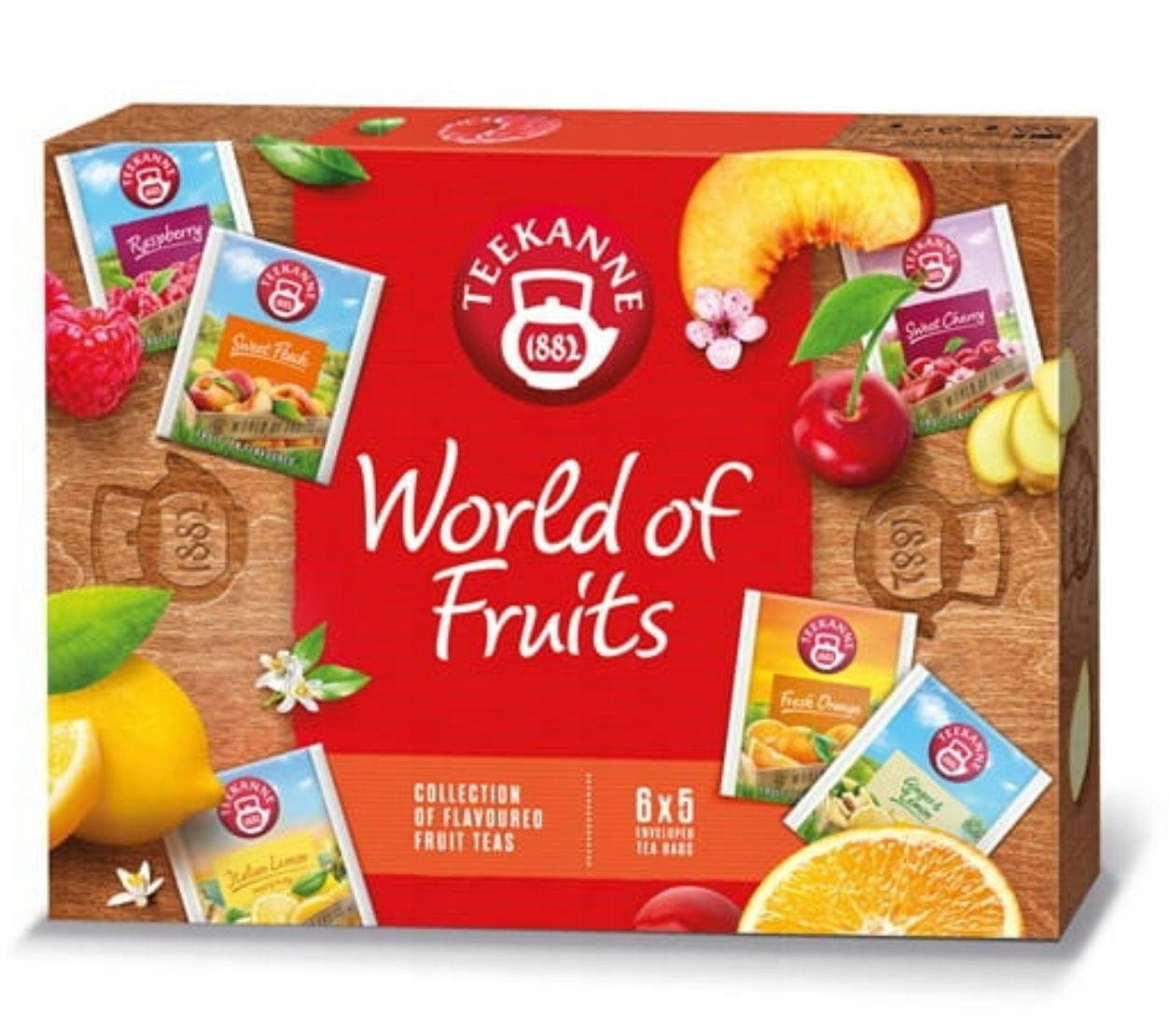 Teekanne Zestaw herbat World of Fruits 6x5 kopert