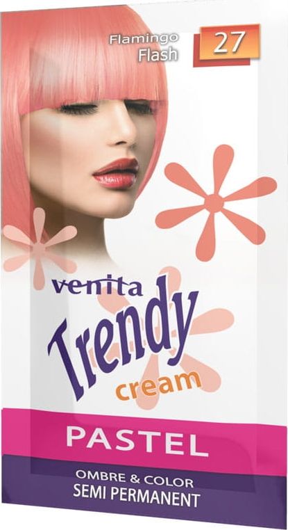 Venita Trendy Cream Ultra krem do koloryzacji włosów 27 Flamingo Flash 35ml