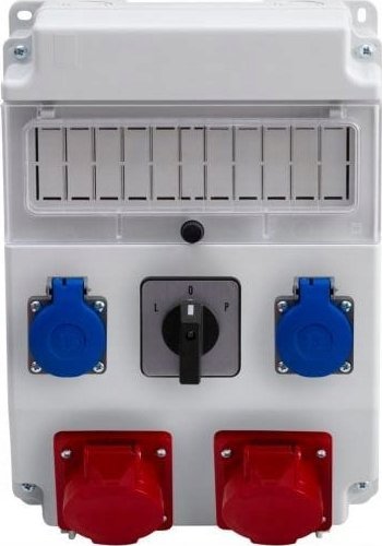 F-Elektro Rozdzielnica CAJA 2x32A/5P, 2x230V, L/P 11M IP44