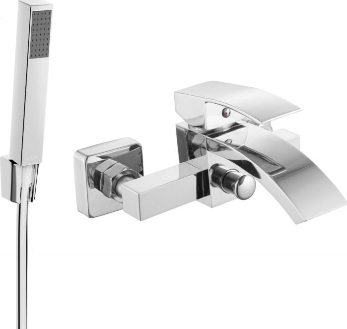 Mexen Mexen Libra R77 bateria wannowa z zestawem prysznicowym, chrom - 74513R77-00