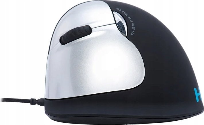 Mysz R-GO Tools R-Go Maus HE Break ergonomisch links USB groß silber