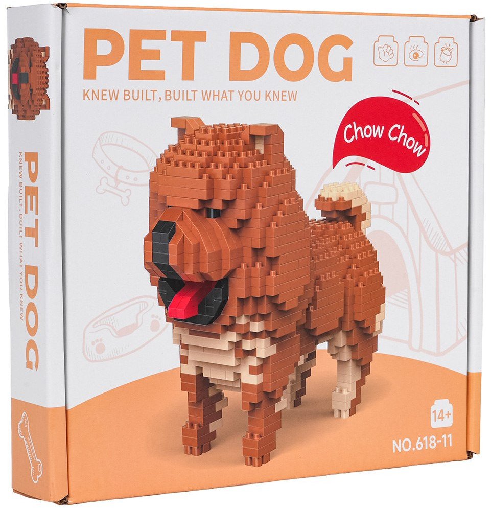 Zestaw Klocków 800el. Chow Chow EDUKAMP