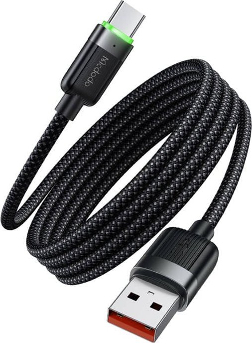 Kabel USB Mcdodo USB-A - USB-C 1.2 m Czarny (CA-5650)