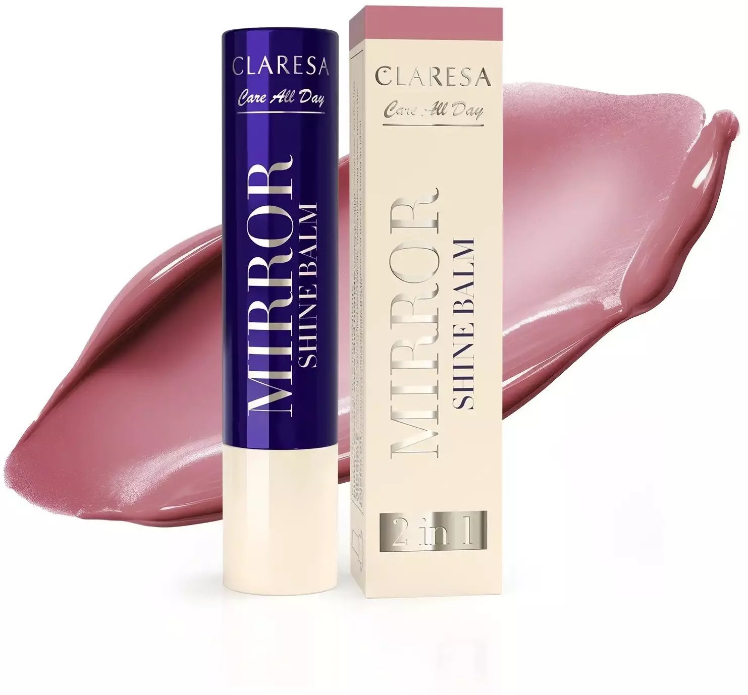 Claresa All Day Mirror Shine błyszczyk w sztyfcie Dreamtime 3g
